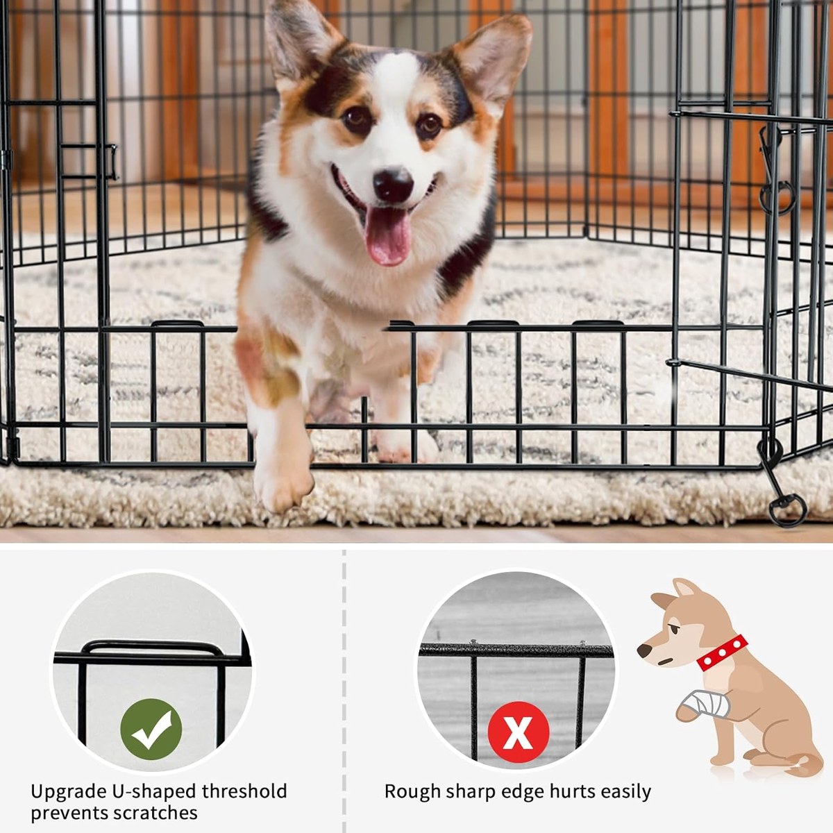 PETIME Foldable 8-Panel Playpen photo 4