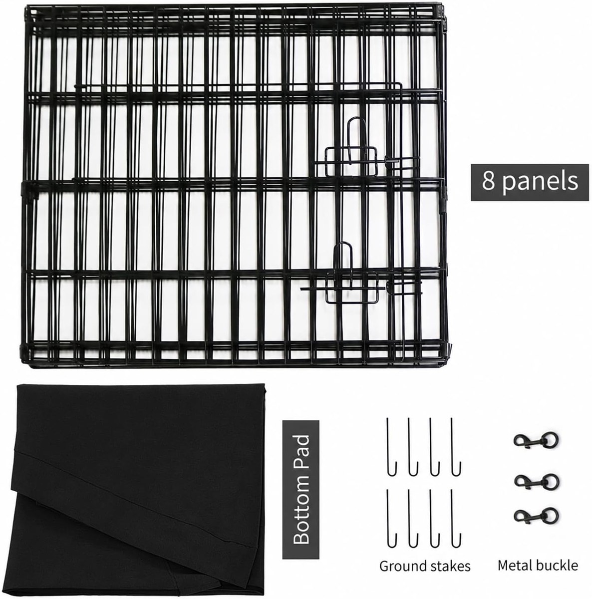PETIME Foldable 8-Panel Playpen photo 5
