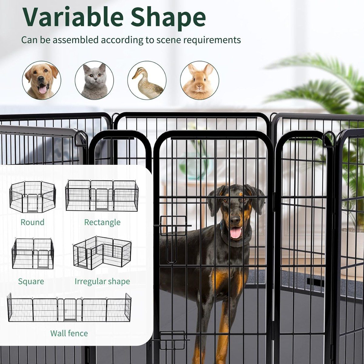 PETIME playpen in different shapes